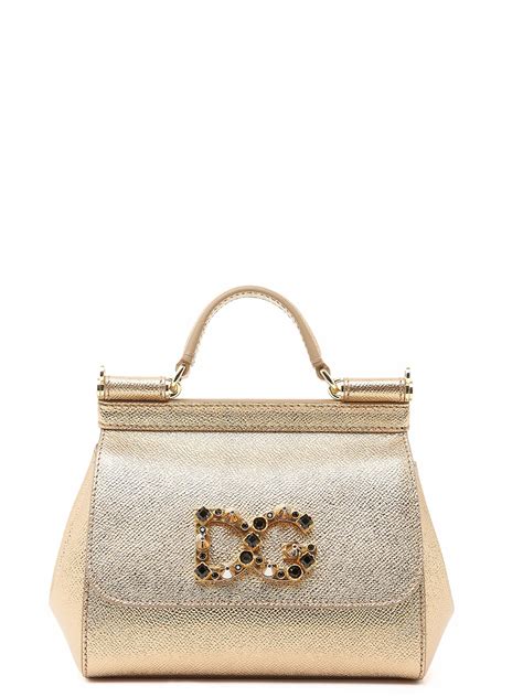 dolce and gabbana gold purse|authentic dolce gabbana.